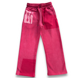 Kidsuper Sun Faded Sweatpants - Red