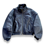 Willy Chavarria Ruff Rider Leather Jacket - Black