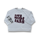 Paly Love Needs Care Crewneck - Light Blue