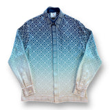 Casablanca Women's Classic Collar Long Sleeve Shirt - Gradient
