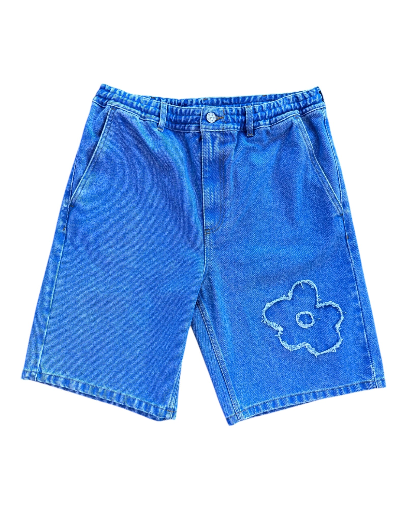 Marni Patched Denim Shorts