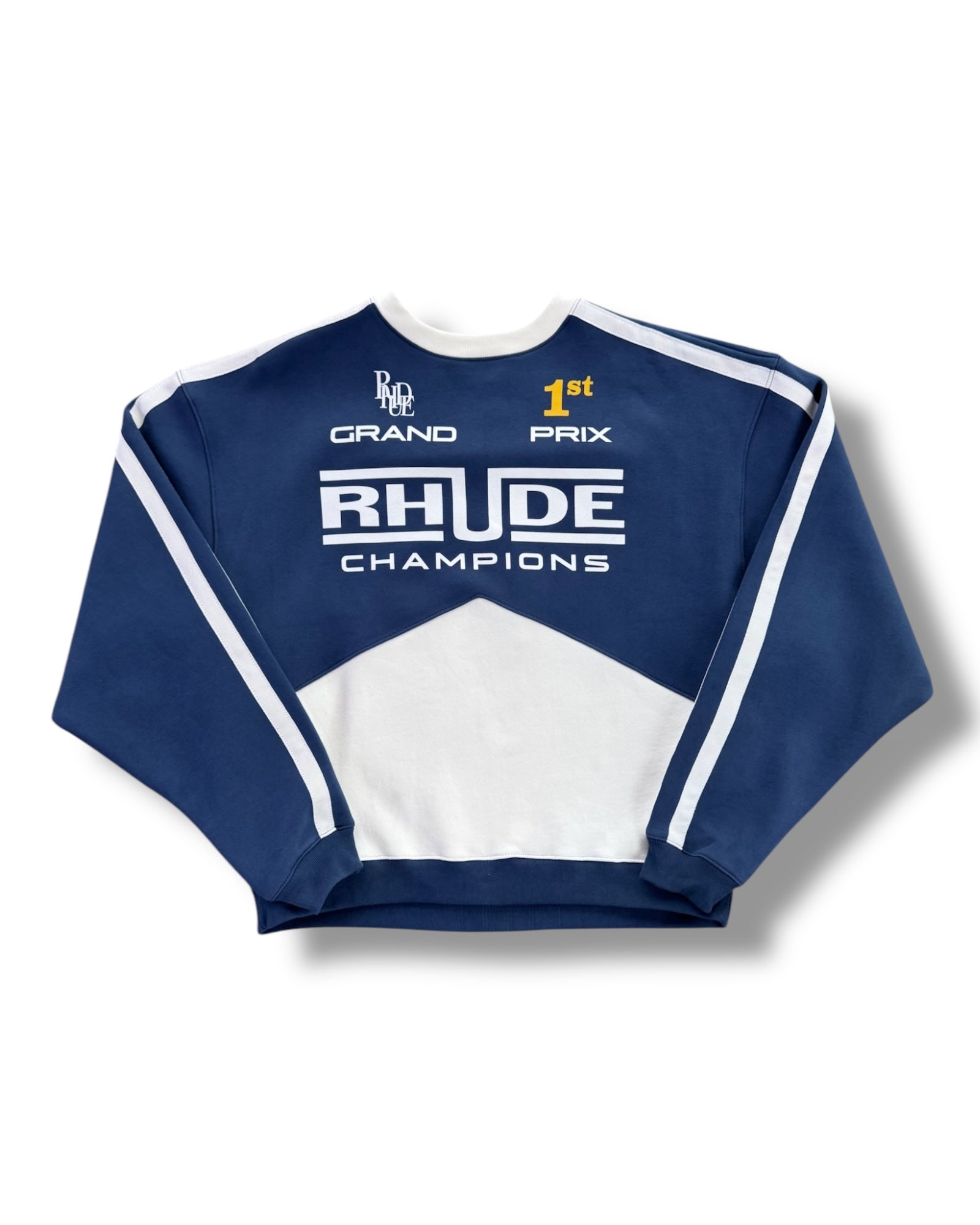 Rhude Championship Crewneck - Navy