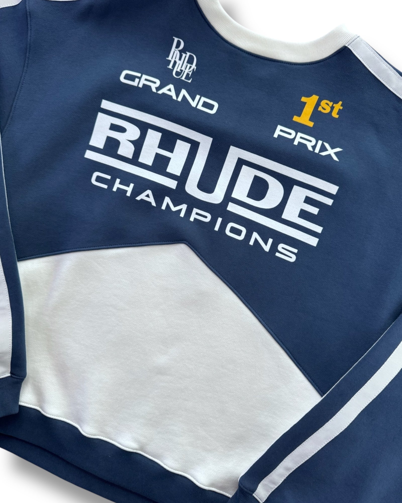 Rhude Championship Crewneck - Navy