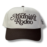 Midnight Rodeo Crown Classic Trucker - Cream/Brown
