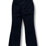 Midnight Rodeo Bootcut Velour Trousers - Black