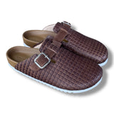 The Surgeon Woven Mule- Brown