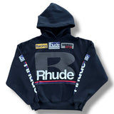 Rhude Petrol Patch Hoodie - Black