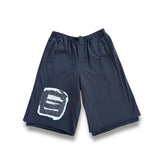 Marni Painted Vive Il Sole Organic Cotton Shorts - Black