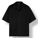 Represent All Over Crochet Shirt - Black