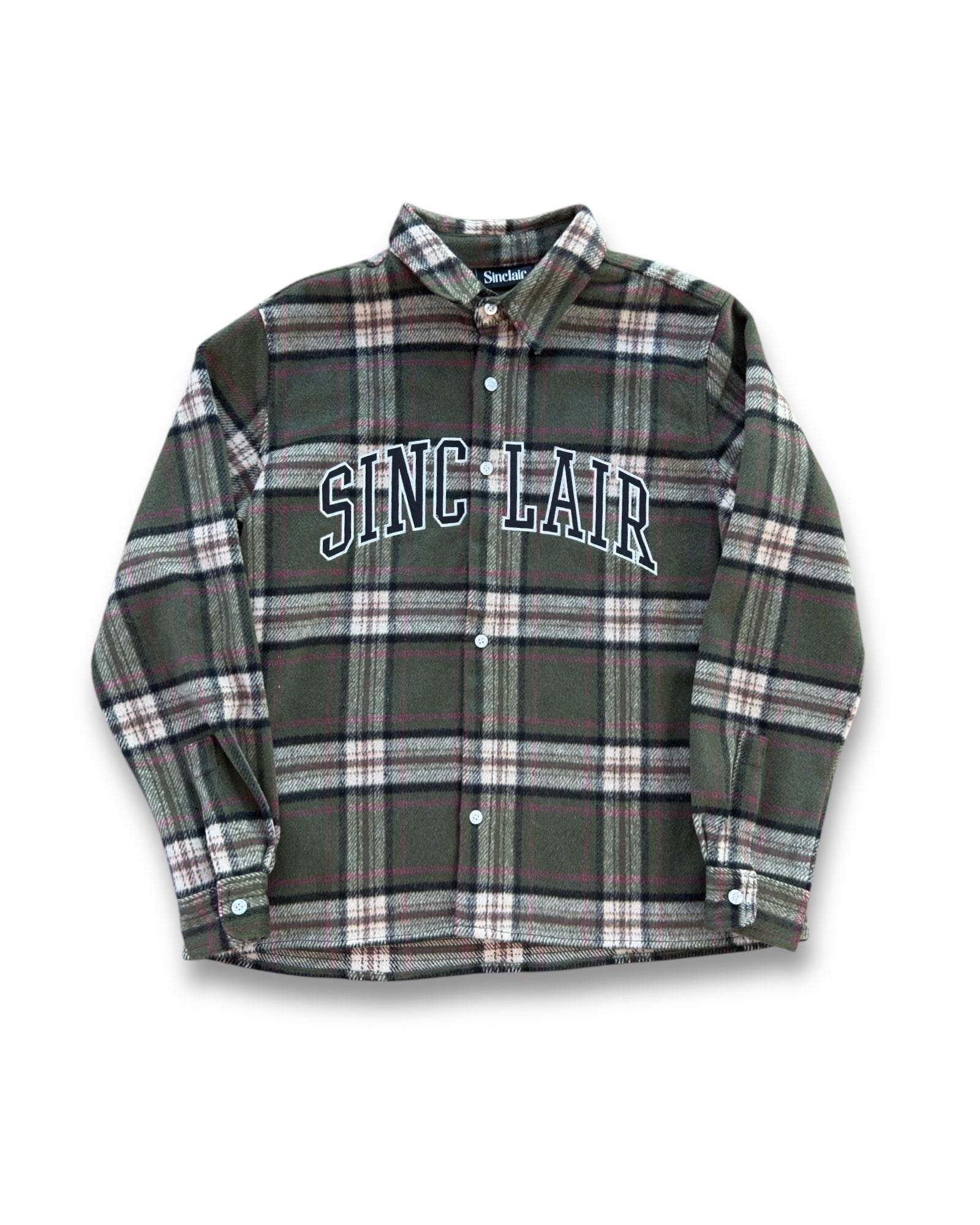 Sinclair Tackle Twill Flannel Shirt - Olive