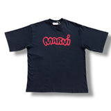 Marni Sprayed Logo Shirt - Black/Red