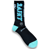 Saint Mxxxxxx Black / Teal Saint Sinner Socks