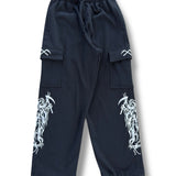 Warren Lotas Serenity Baggy Cargo Sweatpants - Black