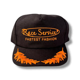 Race Service Fastest Fashion Spectator Hat - Black