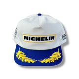 Race Service Michelin Spectator Hat - Cream & Blue