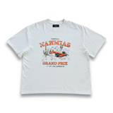 Nahmias x As You Are Smoke and Speed Boxy T-Shirt - Egg White