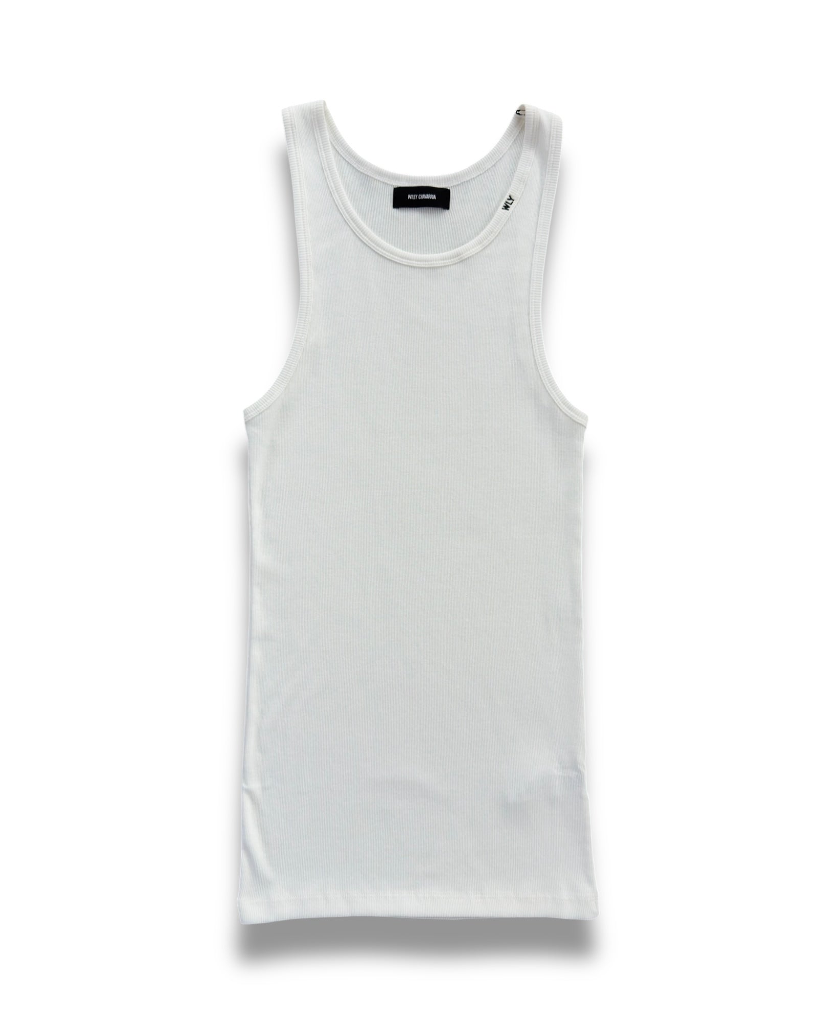 Willy Chavarria Ribbed Tank - White