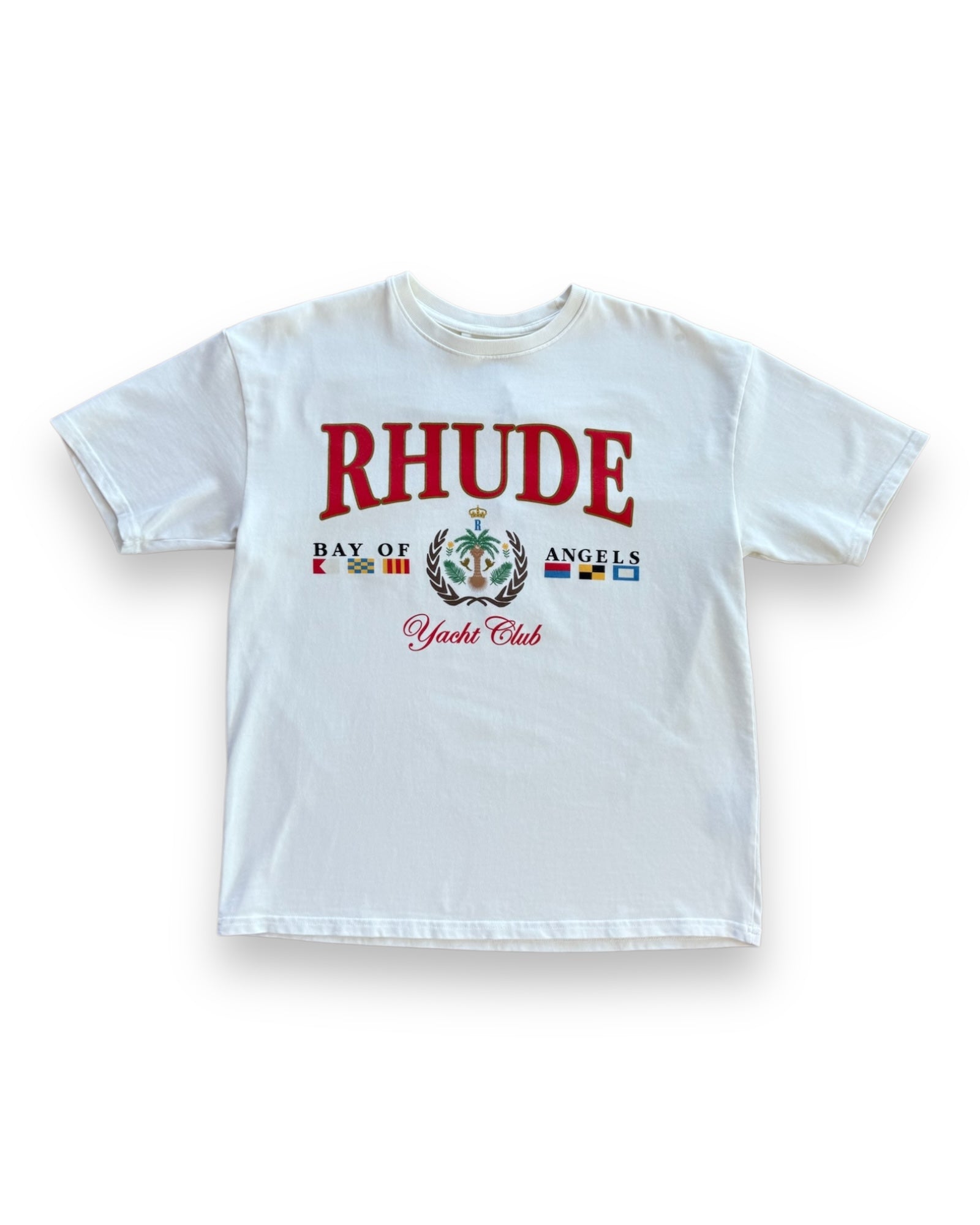 Rhude Bay of Angels Yacht Tee - Vintage White