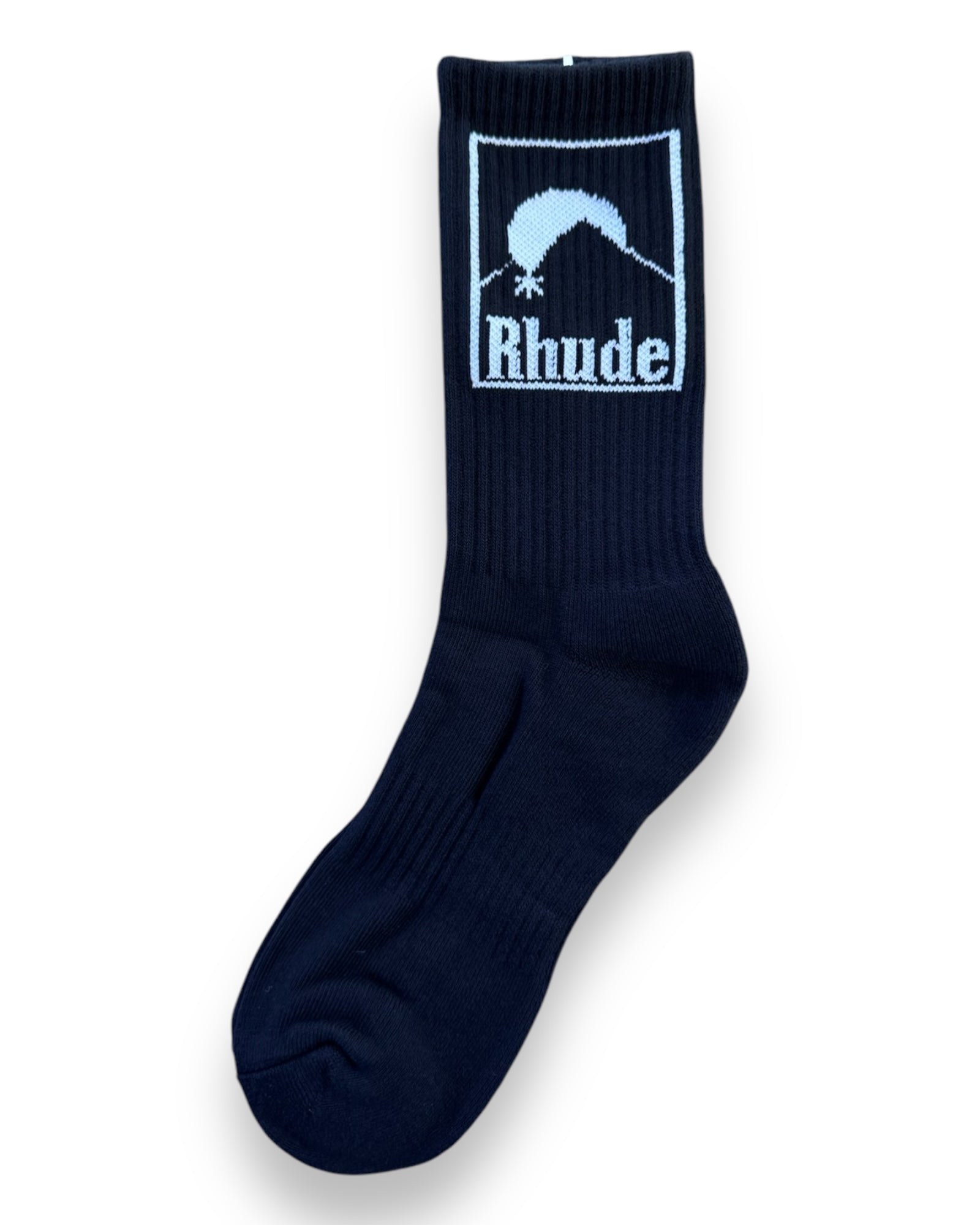 Rhude Moonlight Badge Sock - Black