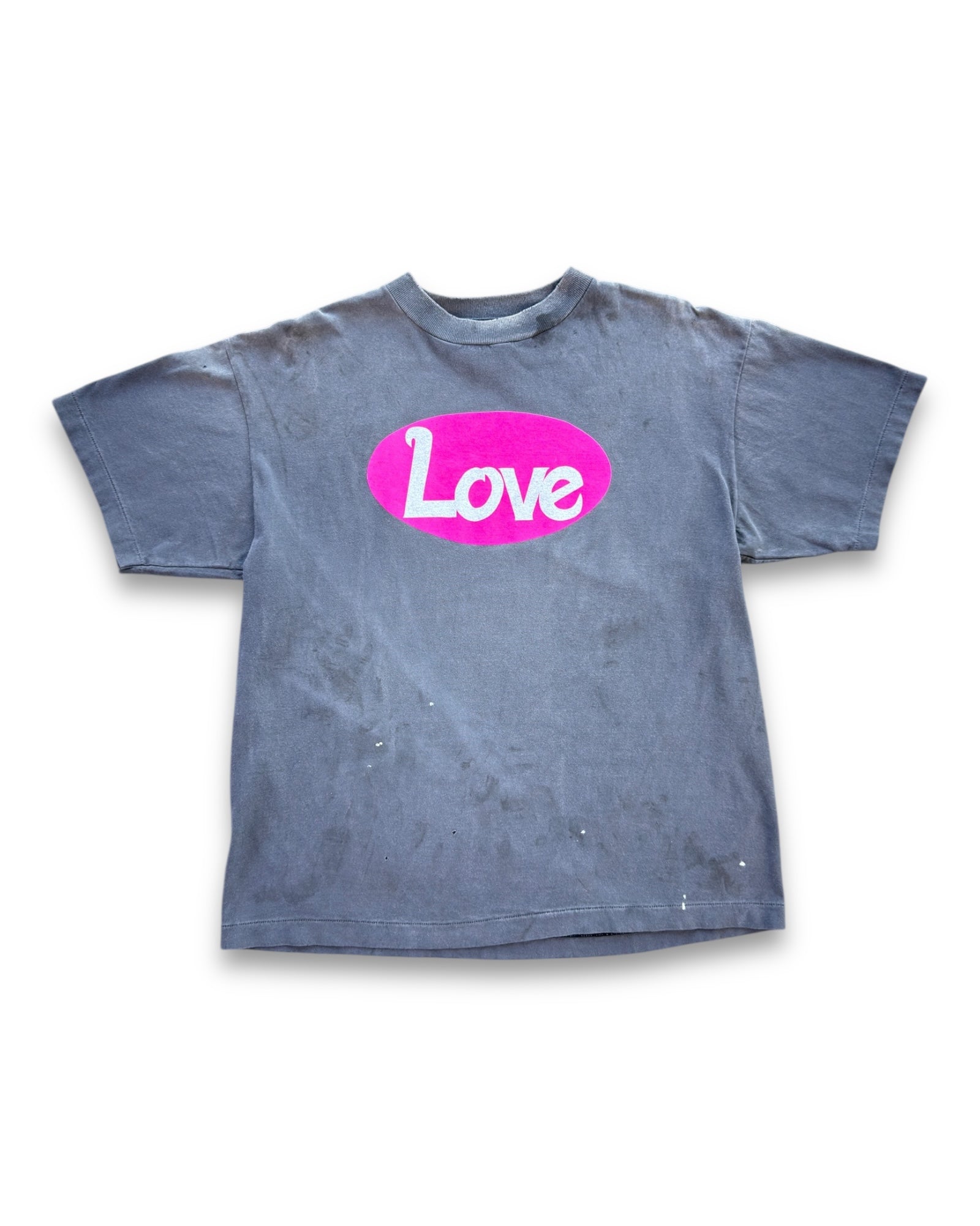 Saint Mxxxxxx Love T-Shirt - Black/Pink