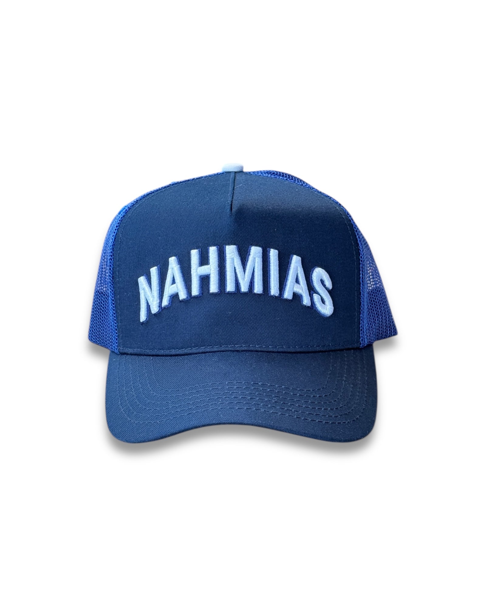 Nahmias Varsity Trucker Hat - Azul