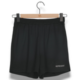 Represent Washed Mesh Shorts - Black