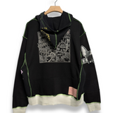 *BWA Halifax Reconstructed Full-Zip Hoodie - Black