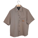 Amiri Patch Cady SS Pkt Shirt - Dark Sand