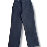 Casablanca Jacquard Cargo Trousers - Black