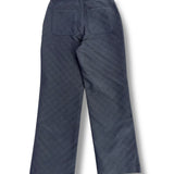 Casablanca Jacquard Cargo Trousers - Black