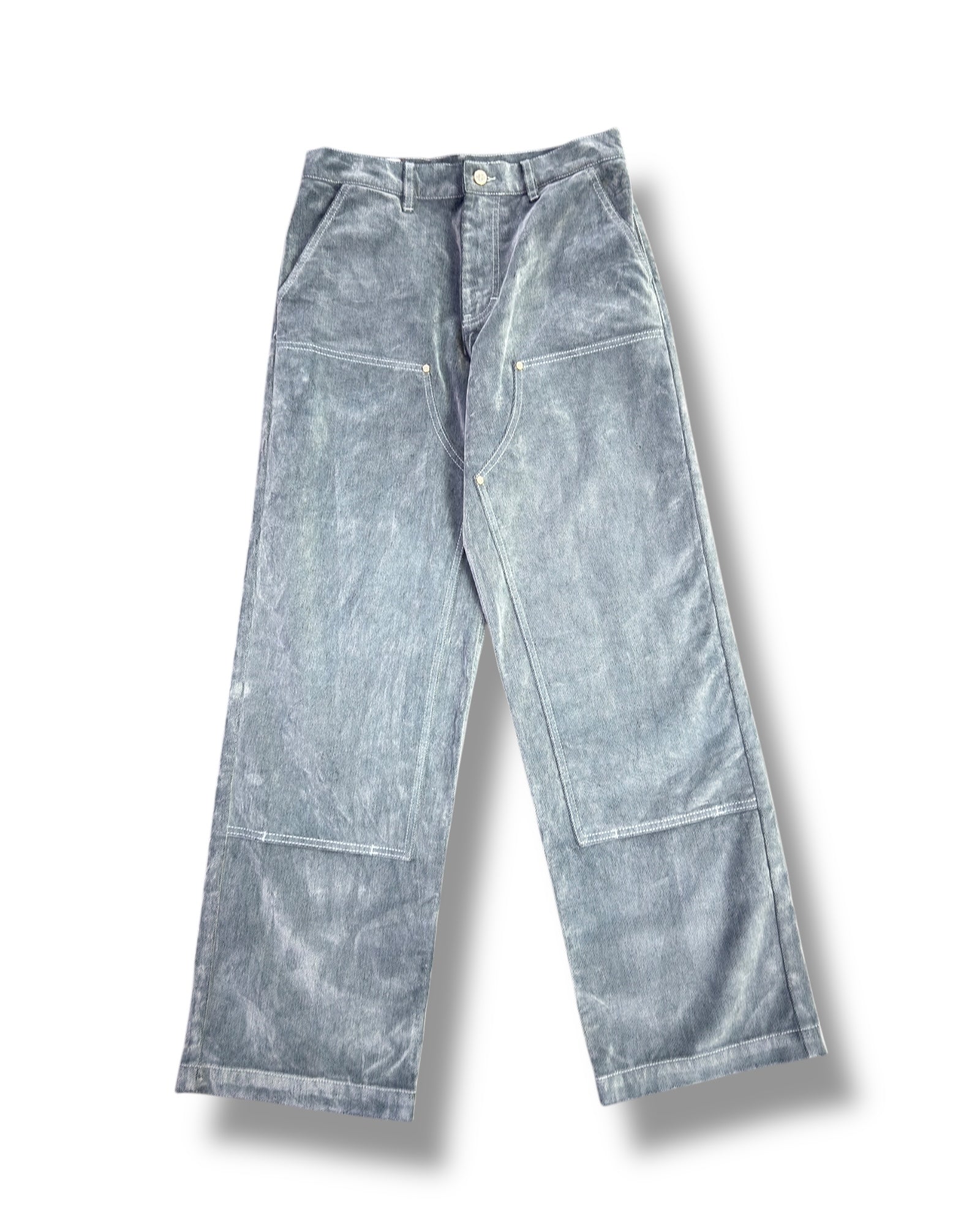 Casablanca Denim Cargo Pants - Peach