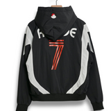Rhude Lago Soccer Jersey Hoodie - Black