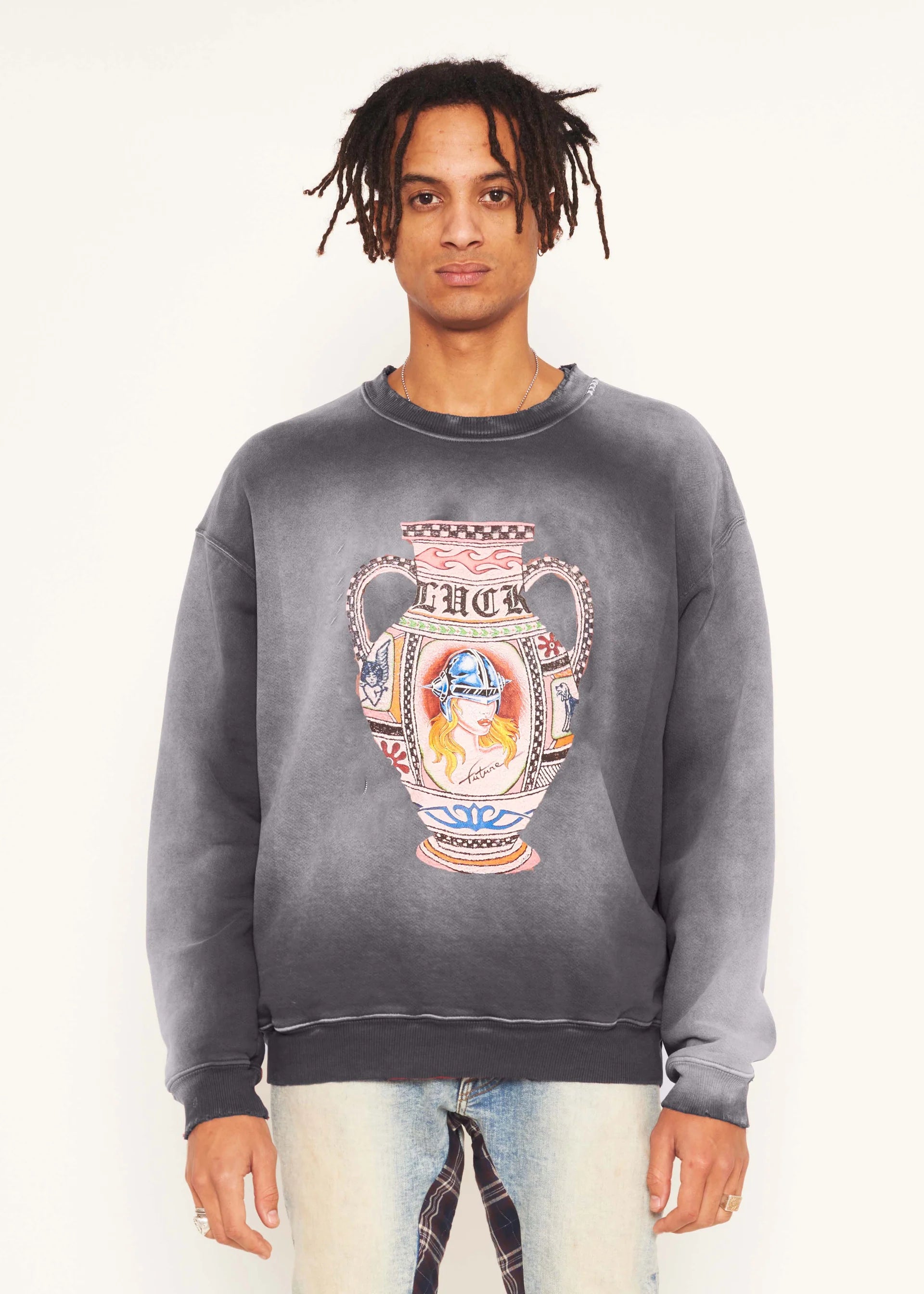 Alchemist Wes Sweater - Faded Black