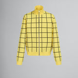 Marni Plaid Track Jacket Yellow