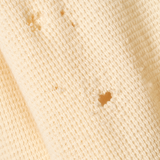 Second Layer Friends Pullover Waffle Knit Sweater - Blanc
