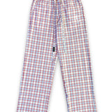 Nahmias Plaid Summerland Relaxed Trousers - Cherry Plaid