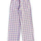 Nahmias Plaid Summerland Relaxed Trousers - Cherry Plaid