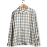 Second Layer Relaxed LS Shirt - Green Check