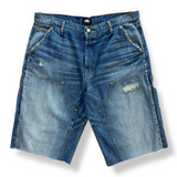 BOSSI Rhinestone Denim Shorts