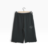 Willy Chavarria OS Chavarria Community Center Distressed Short - Black