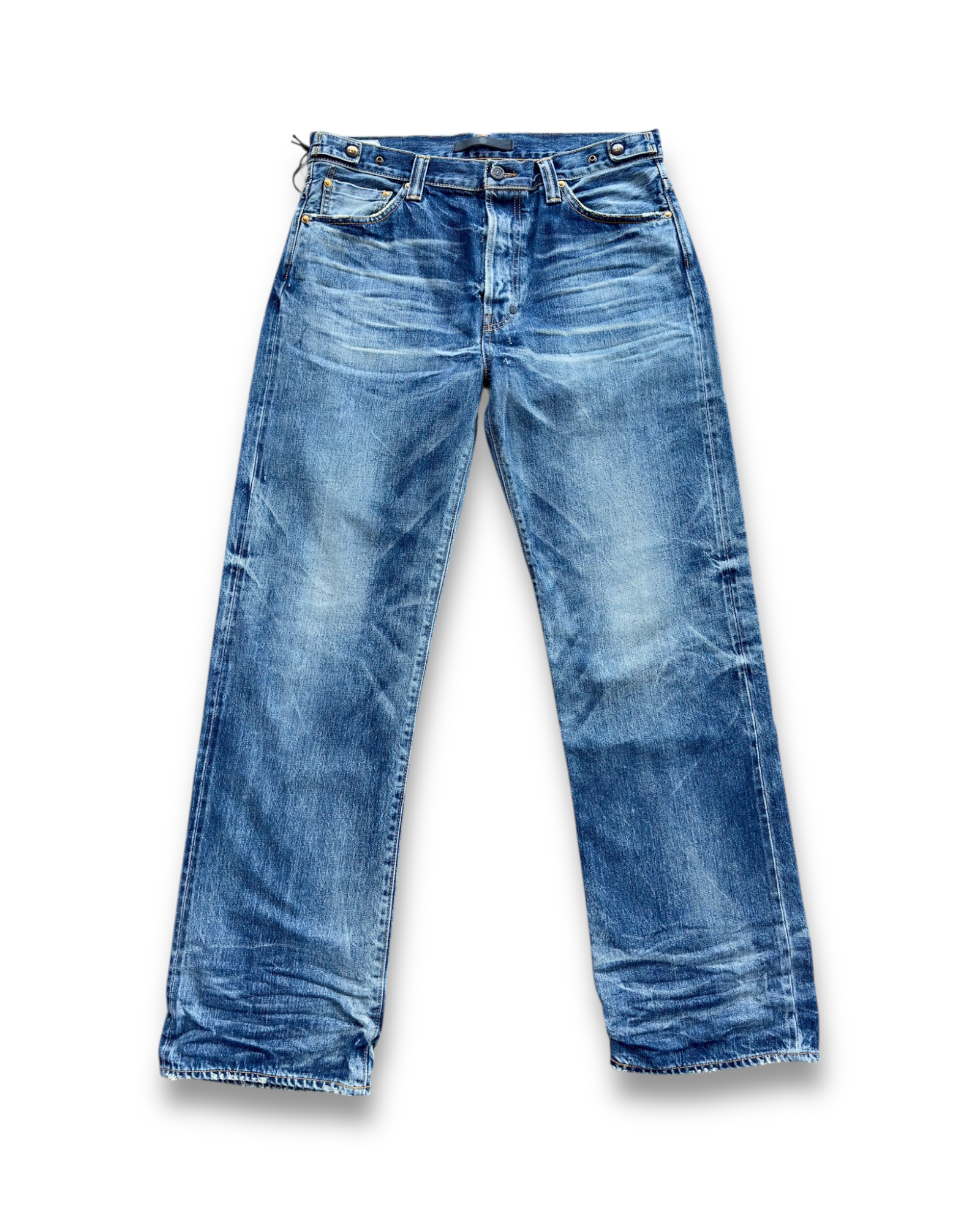 【EZKATON】24FW★ Acid Rain Denim Pants Japanese Denim Easy Gardening Pant – Gardenheir