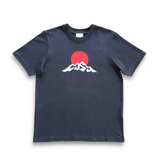 Casablanca Montagne White Snow Printed T-Shirt - Black
