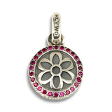 Good Art Saint Christopher Pendant - Rubies 2A