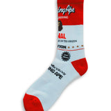 Saint Mxxxxxx X Bape Sock - Red/White