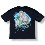 Amiri Hotel Oversized Tee - Black