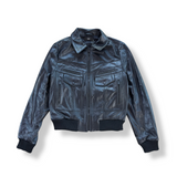 Amiri Leather Double Pocket Blouson - Black