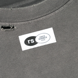 Race Service x Michelin 'Bibendum Distressed Long Sleeve Tee - Dark Grey