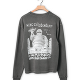 Race Service x Michelin 'Bibendum Distressed Long Sleeve Tee - Dark Grey