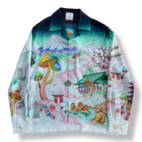 Casablanca Cuban Collar Long Sleeve Shirt - Multi