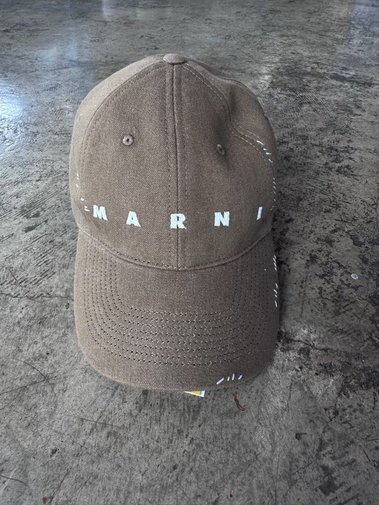 Marni Lightweight Colored Denim Hat - Creta